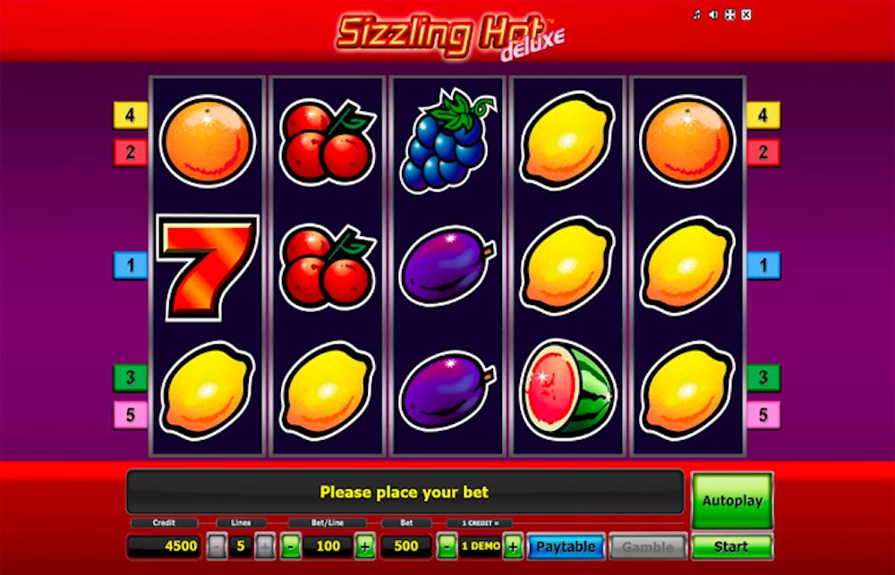 Sizzling Hot Deluxe Slot: Paylines, Symbols, RTP &#038; Free Play logo