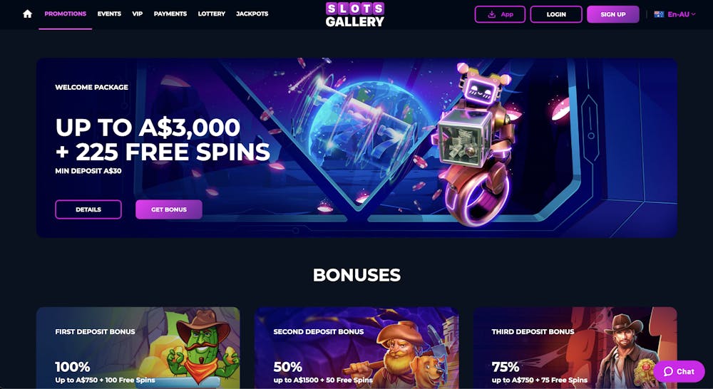 slots gallery welcome bonus