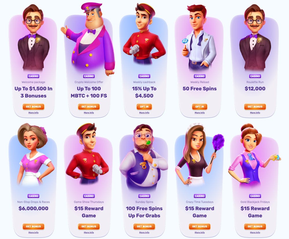 Slots Palace casino bonuses