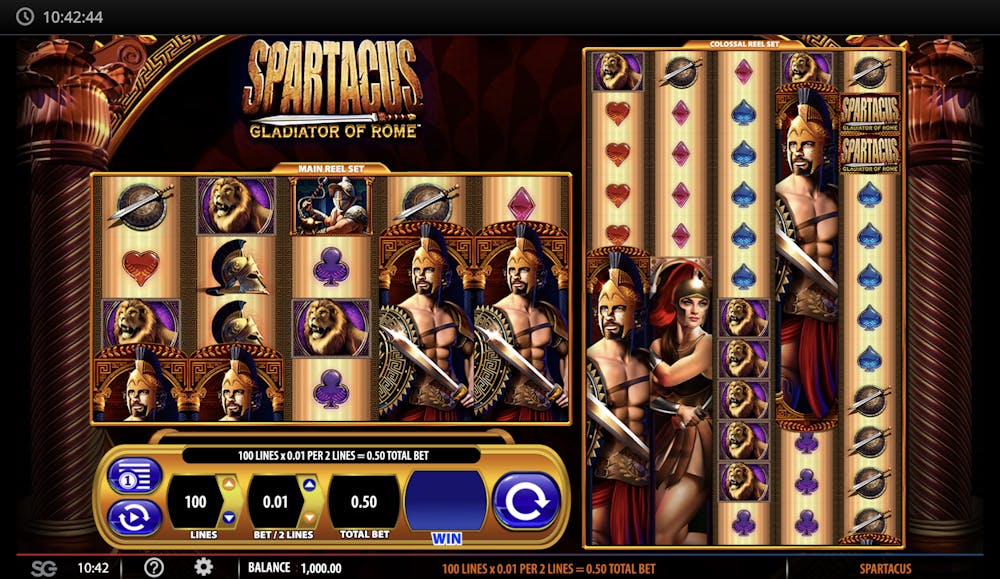 spartacus pokie