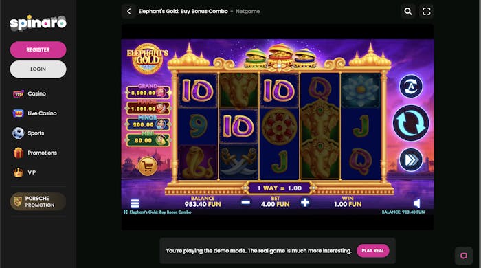 Elephant's Gold: Buy Bonus Combo' slot game