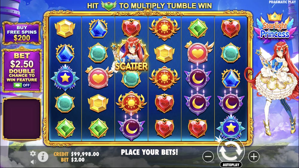 Starlight Princess Slot: Paylines, Symbols, RTP &#038; Free Play logo