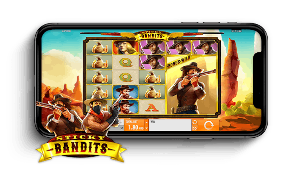 sticky bandits mobile slot