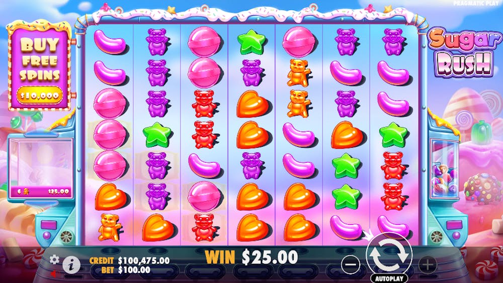 sugar rush slot gameplay