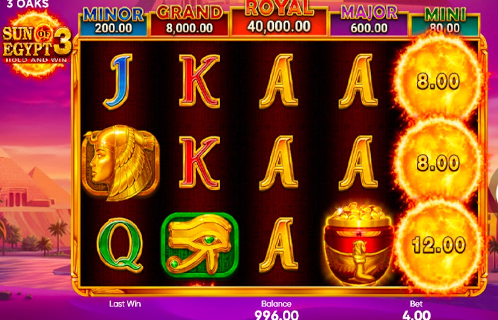 sun of egypt 3 slot