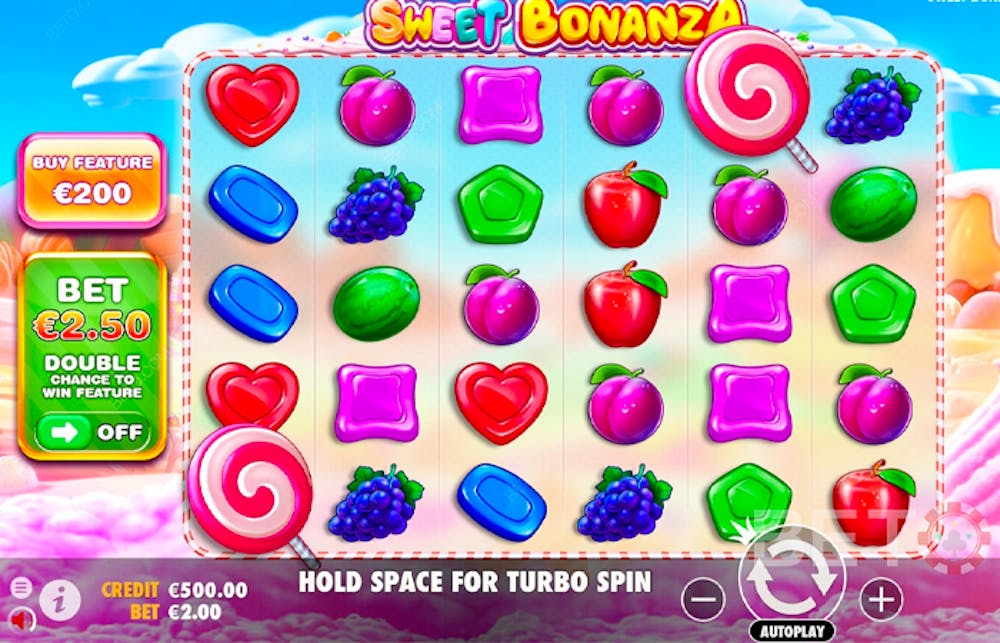 Sweet Bonanza Slot: Paylines, Symbols, RTP &#038; Free Play logo