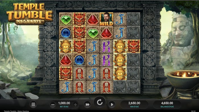 temple tumble slot