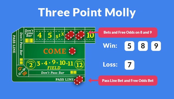 the 3 point molly system in craps