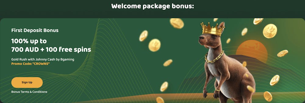 50 crowns casino welcome bonus for australian players