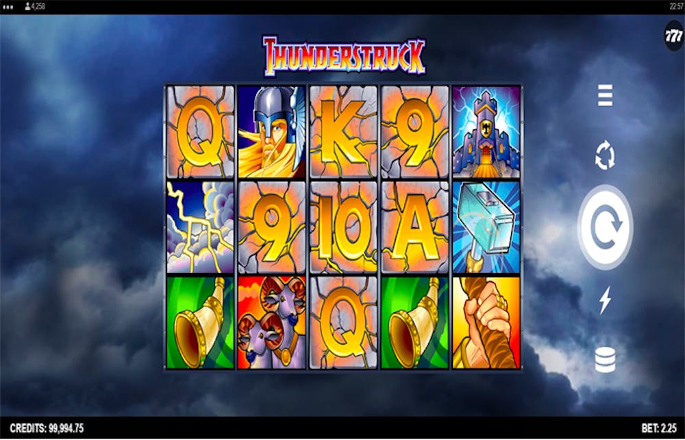 Thunderstruck Slot: Paylines, Symbols, RTP &#038; Free Play logo