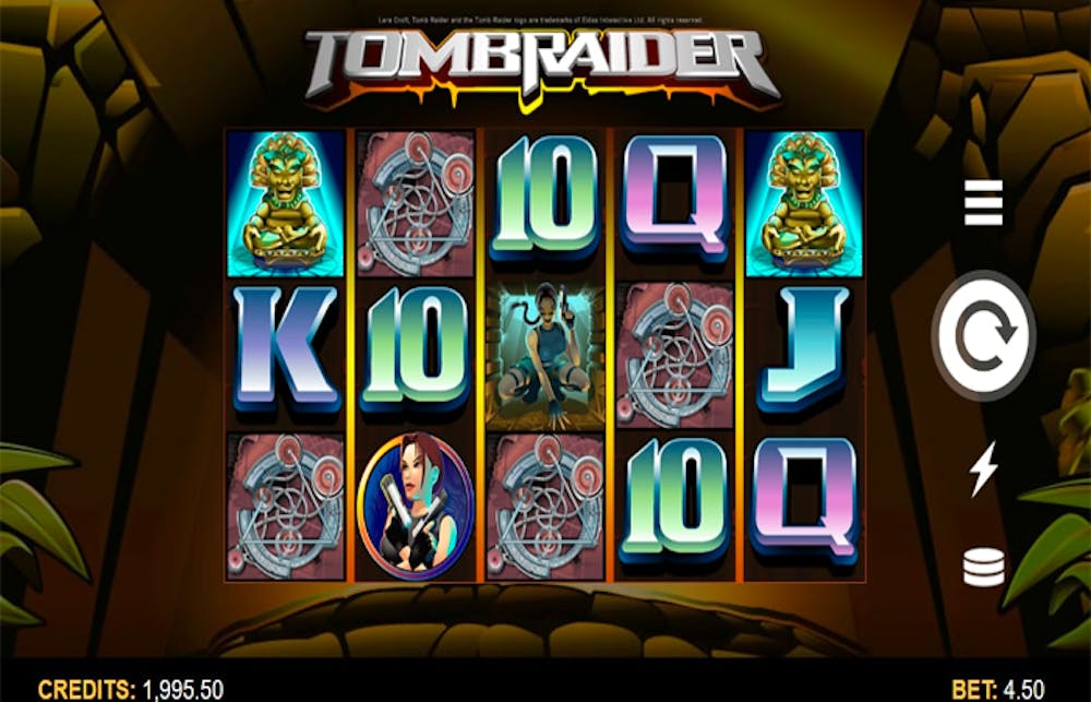 Tomb Raider Slot: Paylines, Symbols, RTP &#038; Free Play logo