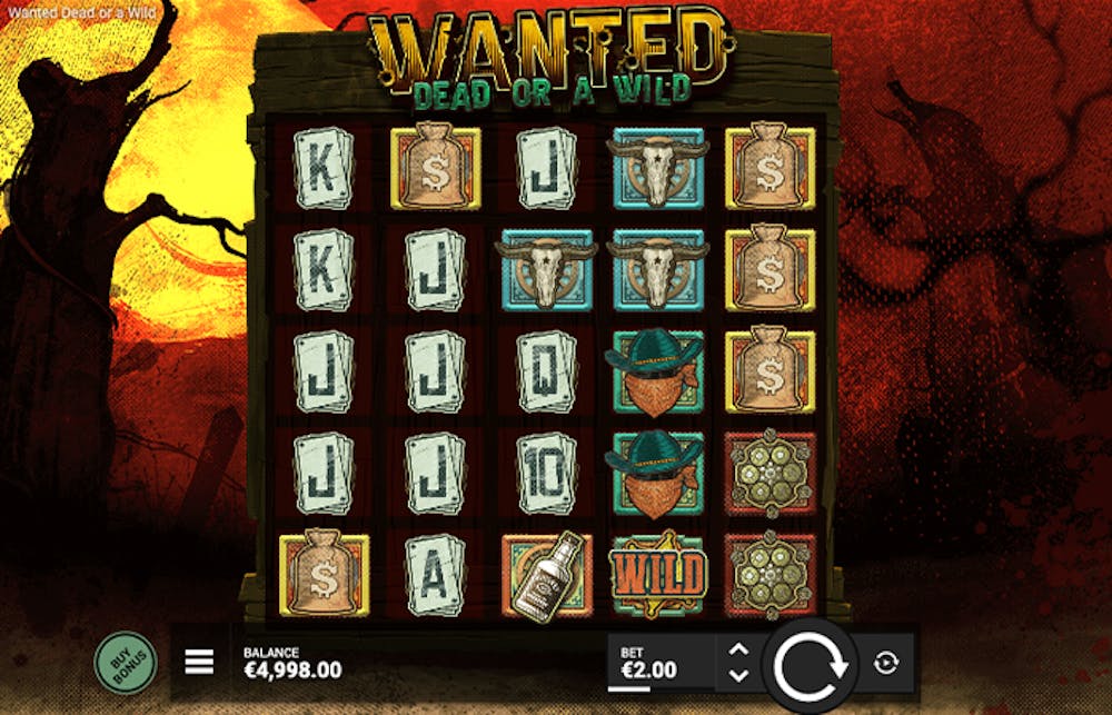 wanted dead or a wild slot