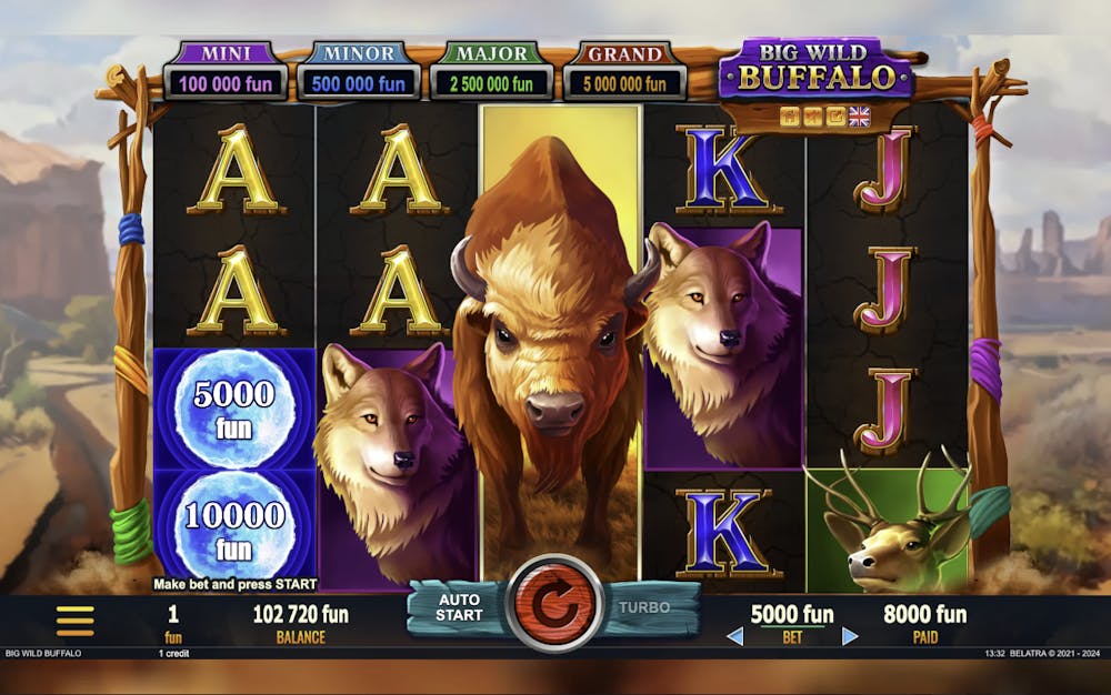 big wild buffalo slot