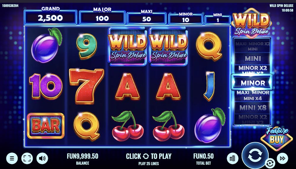 wild spin deluxe slot