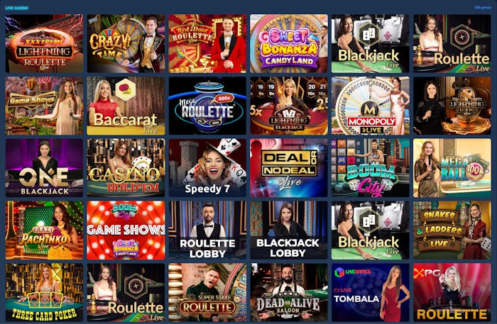 wintopia live casino games