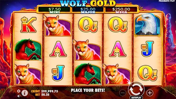 Wolf Gold Slot Reels