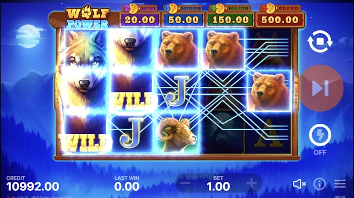 wolf power slot