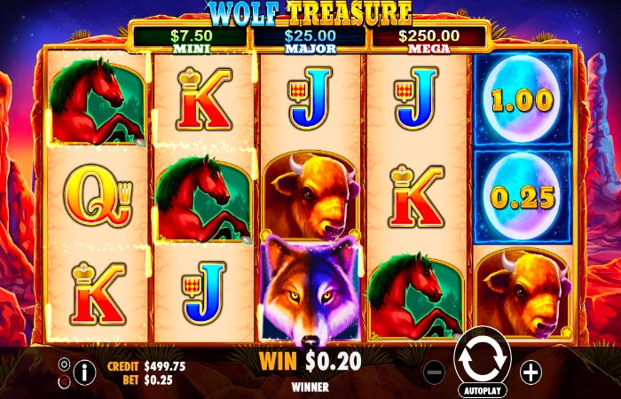 wolf treasure slot