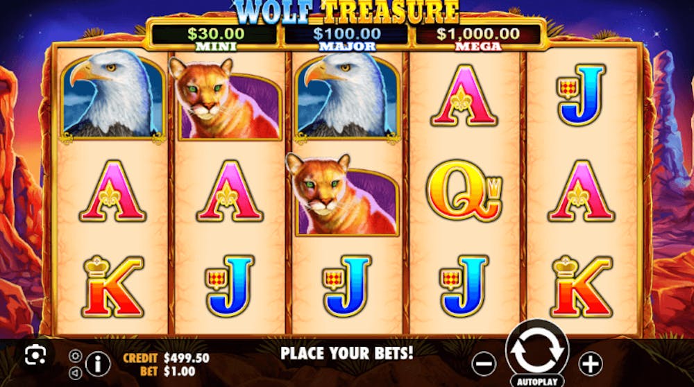 wolf treasure hold & spin