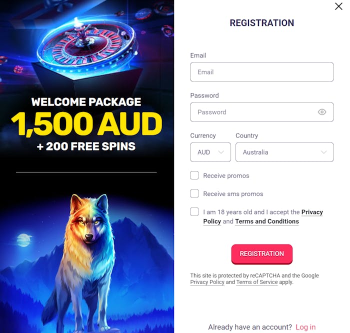 Woo Casino new account registration